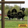 Customized Farm Name Metal Sign, Gift For Him