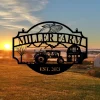 Custom Corn Farm Metal Sign, Tractor Housewarming Gift