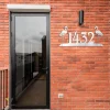 Custom Address Flamingo Metal Sign, Flamingo Stainless Porch Accent For Her