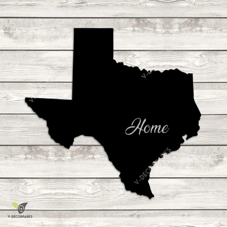 Custom State Home Texas Metal Sign, States Indoor Artwork