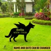 Personalized Memorial German Shepherd Dog Metal Garden Decor, German Shepherd, Gsd Modern Stake