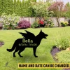 Personalized Memorial German Shepherd Dog Metal Garden Decor, German Shepherd, Gsd Modern Stake
