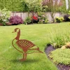 Rustic Canada Goose Metal Garden Art, Canada Goose Lake, Pond Decorative Stake