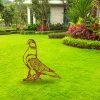 Rusty Pigeon Metal Garden Art, Pigeon Bird Evergreen Gift For Her