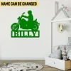 Custom Biker, Motorcycle, Motorbike, Dirt Bike Metal Sign, Biker, Motorcycle, Motorbike, Dirt Bike Racing Large Decor For Son