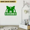 Personalized Colorful Butterfly Metal Art, Lovely Butterfly Girl's Room Cutout Decoration