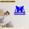 Personalized Colorful Butterfly Metal Art, Lovely Butterfly Girl's Room Cutout Decoration
