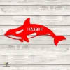 Personalized Orca, Killer Whale Metal Wall Art, Orca, Killer Whale Sea Christmas Gift For Kids