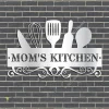 Custom Mom's Kitchen Metal Wall Art, Grandpa's Kitchen, Dining Room Welded Decoration