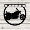 Customized Motorcycle Metal Art, Biker, Garage Extra Large Artwork