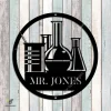 Custom Chemistry Teacher Metal Sign, Chemist, Chemistcal, Chemistry Class Door Hanging For School