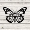 Custom Butterfly Metal Wall Decoration, Butterfly Modern Accent