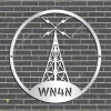 Personalized Ham Radio Metal Sign, Amateur Radio, Ham Radio Call Exterior Decor