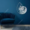 Nautilus Shell Metal Wall Art, Nautilus Shell Best Decoration