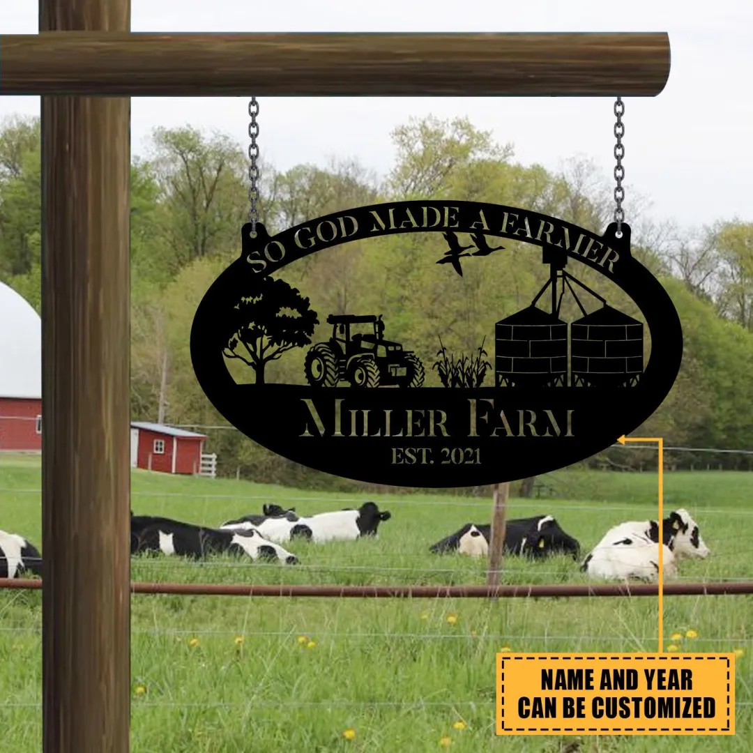 2211_4ffb41a7-4cdd-4688-afa9-7b88d77f592b.webp So God Made A Farmer Personalized Wheat Bin Metal Art, Jesus Metal Decor