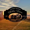 So God Made A Farmer Vintage Metal Farm Sign, Entry Road Metal Decor