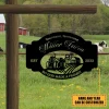 So God Made A Farmer Vintage Metal Farm Sign, Entry Road Metal Decor