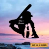 Personalized Behind Every Baseball Boy Who Believes In Himself Metal Sign, Mother's Day Gift