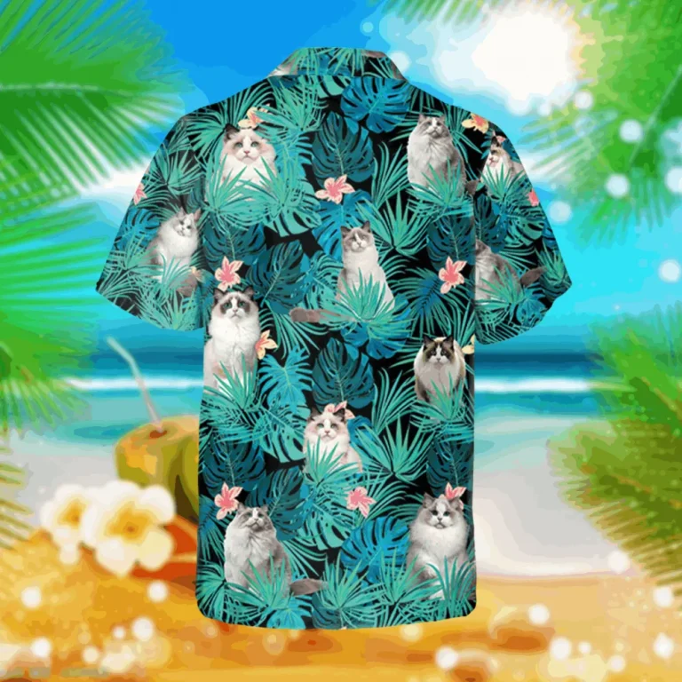 Ragdoll Kitty Hawaii Shirt, Beach Apparel For Wife, Aloha Shirt For Mens, Womens