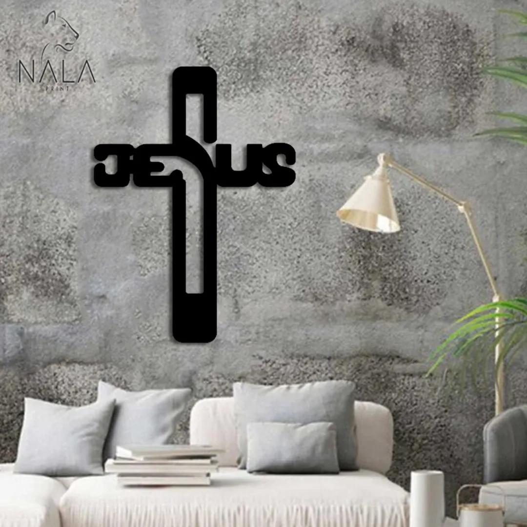 30qqq_cecadc99-483c-4693-9b5e-8a0a1e59155a.webp Jesus Cross Metal Cut Sign, Chrsitian Wall Art, God Metal Art Deocor, Gift For Jesus Lovers
