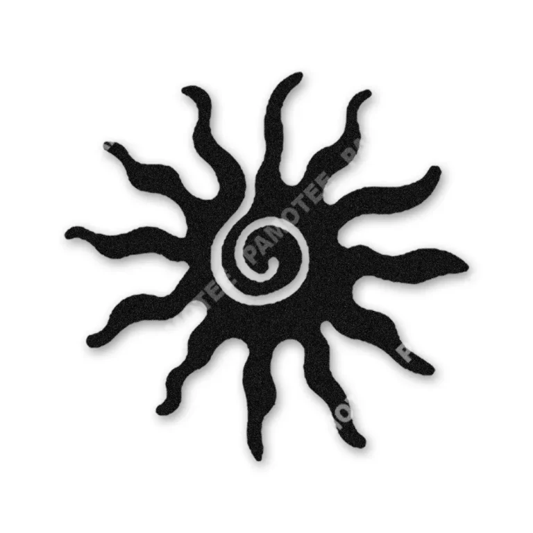 Kokopelli Sun American Native Metal Art, Indigenous American Metal Sign