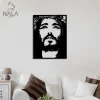 Jesus Portrait Metal Sign, God Wall Art Decoration, Christian Wall Hanging Decor For Living Room, Gift For God Lovers