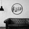 Circle Musical Instrument DÃ©cor Cut Metal, Metal Art Wall Decor, Cut Wall Hanging, Home Decoration, Home Gift