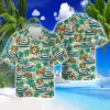 Cruise Ship Hawaiian Shirt For Men Women, Cruise Ship Summer Beach Shirt, Ship Aloha Shirts, Tropical Pattern Button Down Short Sleeve Hawaiian Shirt