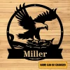 Eagle's Nest Monogram Customized Metal Signs, Custom Metal Sign, Custom Signs, Metal Sign