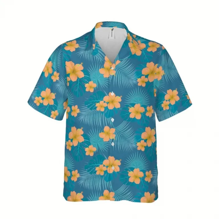 Yellow Flowers Hawaiian Shirt, Father's Day Gift, Aloha Shirt For Mens, Womens