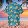 Yellow Flowers Hawaiian Shirt, Father's Day Gift, Aloha Shirt For Mens, Womens