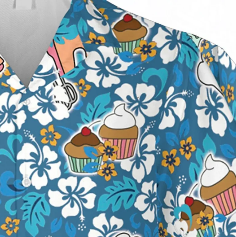 Bakery Blue Hawaiian Shirt, Cakes Clothing, Aloha Shirt For Mens, Womens