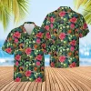 Hibicus Flowers Hawaii Shirt, Vintage Clothing, Aloha Shirt For Mens, Womens