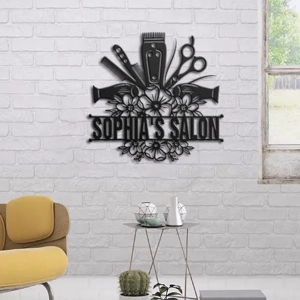 65_600x_1024x1024_2x_65af2768-ea83-4fe4-8965-0bd930faed7c.webp Hair Salon Personalized Metal Wall Art Cut Metal Sign