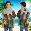 Bigfoot Hawaiian Shirt, Aloha Hawaiian Shirt Short Sleeve Hawaiian, Bigfoot Shirt, Hawaiian Aloha Shirt, Summer Shirts