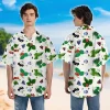 Berry Fruits Hawaiian Shirt For Men Women, Hawaiian Casual Button Down Shirt, Family Hawaiian Beach Shirt, Short Sleeve Summer Aloha Beach Shirt