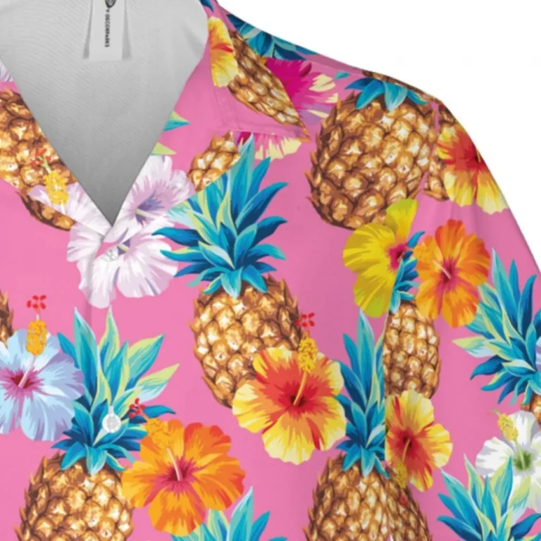 Pink Hawaii Shirt, Summer Apparel For Mom, Aloha Shirt For Mens, Womens