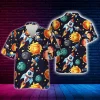 Spacecraft And Planets Hawaiian Shirt, Astronaut Summer Aloha Shirt, Short Sleeve Button Down Shirt, Hawaiian Aloha Shirt, Family Aloha Shirts