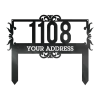 Address Stake Customized Metal Signs, Custom Metal Sign, Custom Signs, Metal Sign