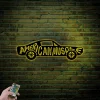 American Muscle Car Metal Sign With Led Lights, Metal Garage Sign Gift Garage Metal Art Garage Home Decor Vintage Car Metal Sign Metal Wall Art