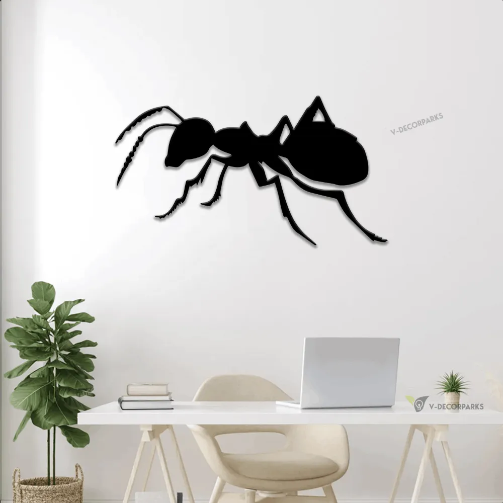 Ant Metal Led Lights, House Decor, Ant Gift Topper, Living Room Decor, Unique Sign, Metal Wall Art, Ant Sign, Ant Wall Art