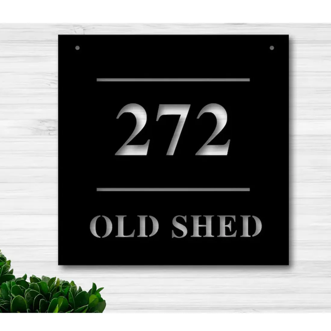 AnyConv.com__Address_20Plaque1.1_bc907001-df43-4741-965a-2cf57d257fef.webp Customized Monogram Metal Wall Art, Address Plaque Vintage Metal Sign - Gift Ideas Outdoor Metal Wall Art Decor