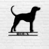 Customized Dog Metal Wall Art, Dog Vintage Metal Sign - Pet Outdoor Metal Wall Art Decor