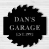 Personalized Metal Wall Art, Garage Vintage Metal Sign - Stainless Wheels Outdoor Metal Wall Art Decor