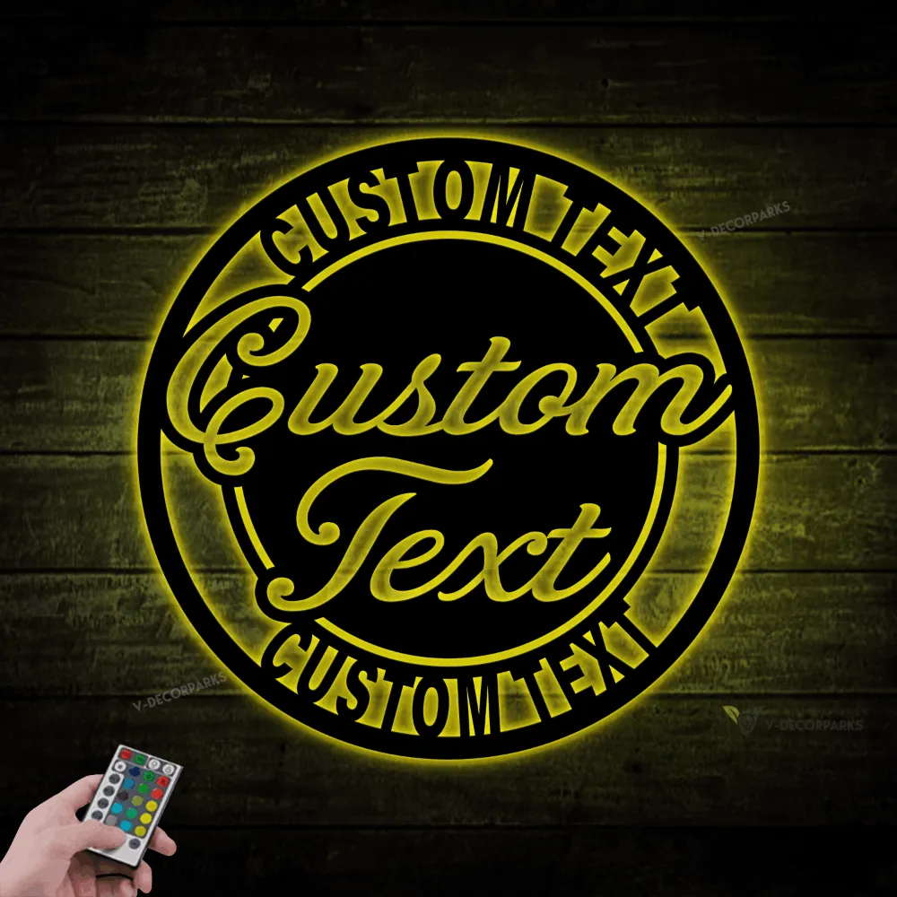 Backyard Paradise Metal Sign With Led Lights, Custom Backyard Sign, Backyard Decor Patio Porch, Tropical Beach Sign, Backyard Signs, Patio Signs