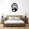 Bear Paw - Metal Wall Art, Home Decor, Cut Metal