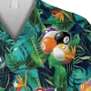 Tropical Plants Billards Green Hawaiian Shirt, Gift For Husband, Aloha Shirt For Mens, Womens