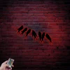 Birds On Wire Wall Art With Led Lights, Bird Sign, Birds On Wires Decor, Bird Branch Decor, Birds Wall Decor, Metal Wall Art Sign