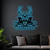 Buck And Ducks Sign With Led Lights, Deer Name Sign, Duck Name Sign, Metal Deer And Duck Sign, Custom Deer Sign, Personalized Sign