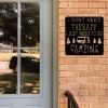 I Just Need To Go Camping Cut Metal Sign, Outdoor Wall Art Sign, Camping Metal Wall Decor